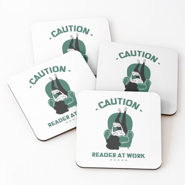 Item preview, Caution - Reader At Work designed and sold by SnapTees4U.