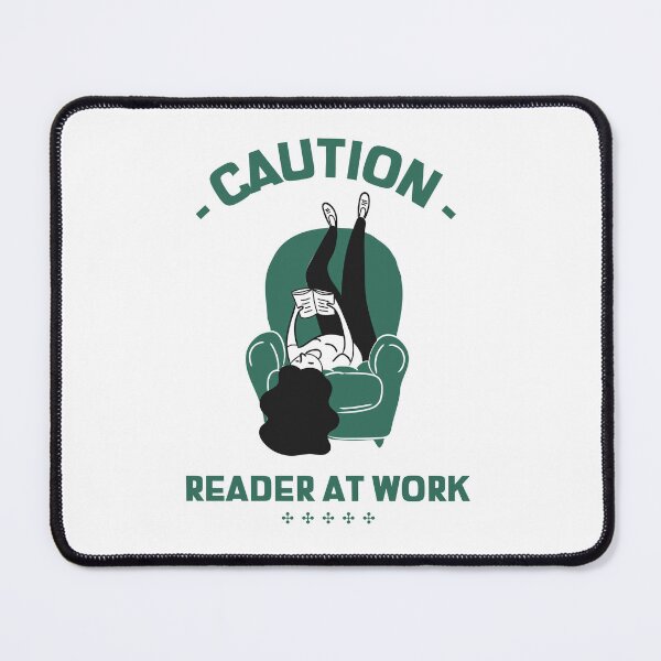 Item preview, Caution - Reader At Work designed and sold by SnapTees4U.