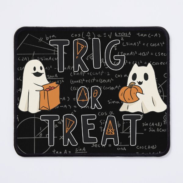 Item preview, Trig or Treat, Halloween shirt, Math teacher gift,  designed and sold by Golden Turtle Studio.