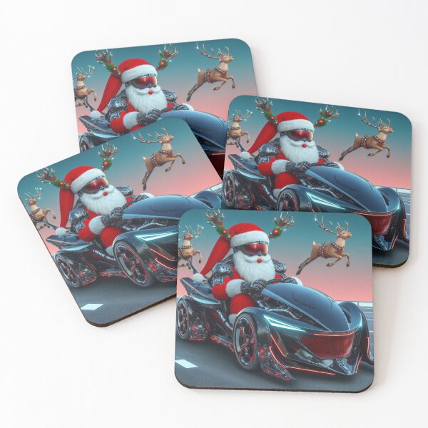 Item preview, futuristic, santa claus designed and sold by KICIART.