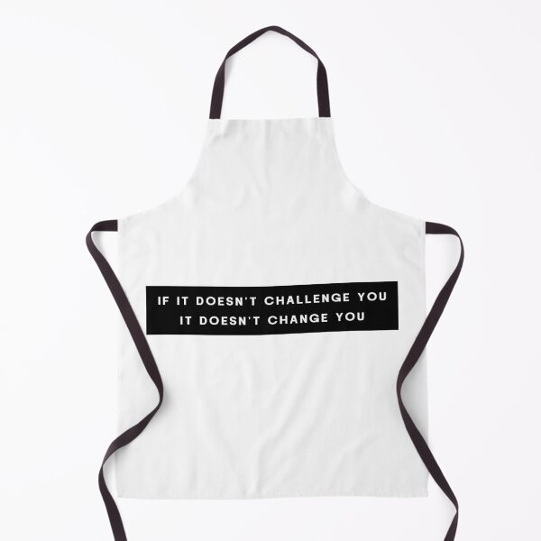 Item preview, If it doesn't challenge you it doesn't change you gym motivational quotes designed and sold by Jesticker.