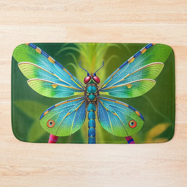 Item preview, Dragonfly Green Blue designed and sold by purplesensation.