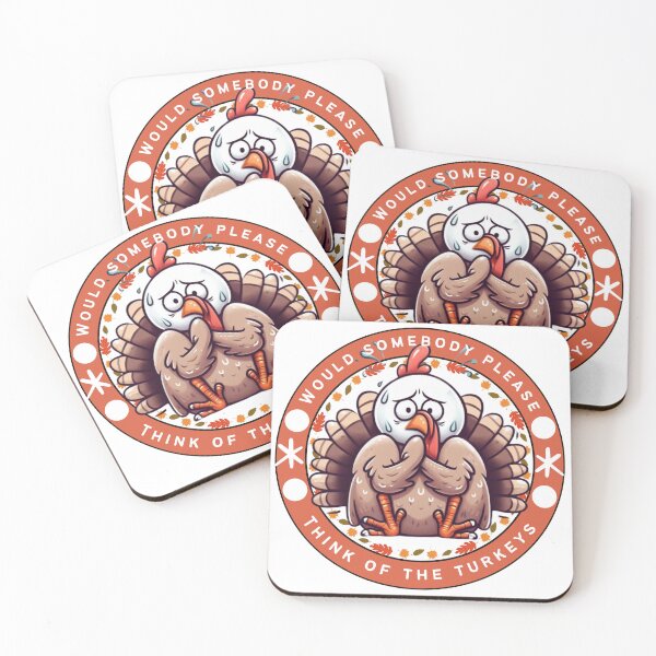 Item preview, Would Somebody please think of the Turkeys  designed and sold by Fr0mtheMachine.