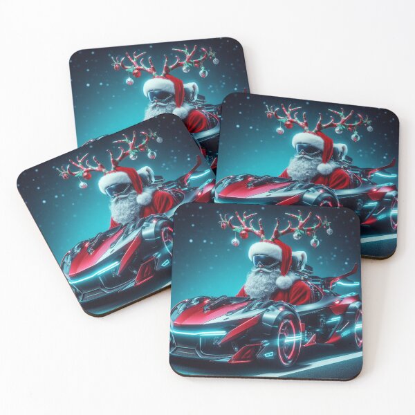 Item preview, futuristic, santa claus designed and sold by KICIART.
