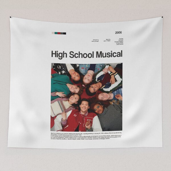 Item preview, Cartel de la pelicula HIGH SCHOOL MUSICAL designed and sold by paulrommer.