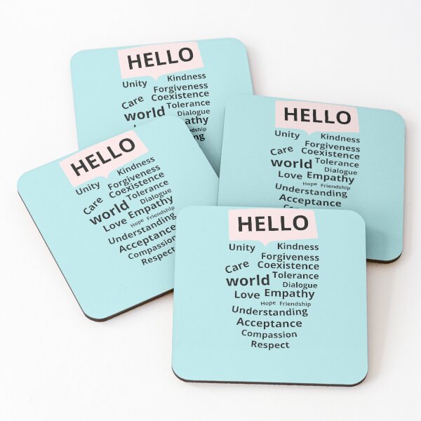 Item preview, Hello world day - respect, friendship, kindness language designed and sold by zanifun.