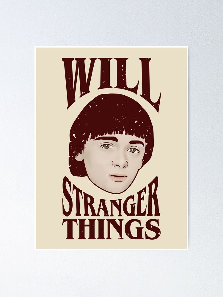 alguém viu o will?  Stranger things poster, Stranger things