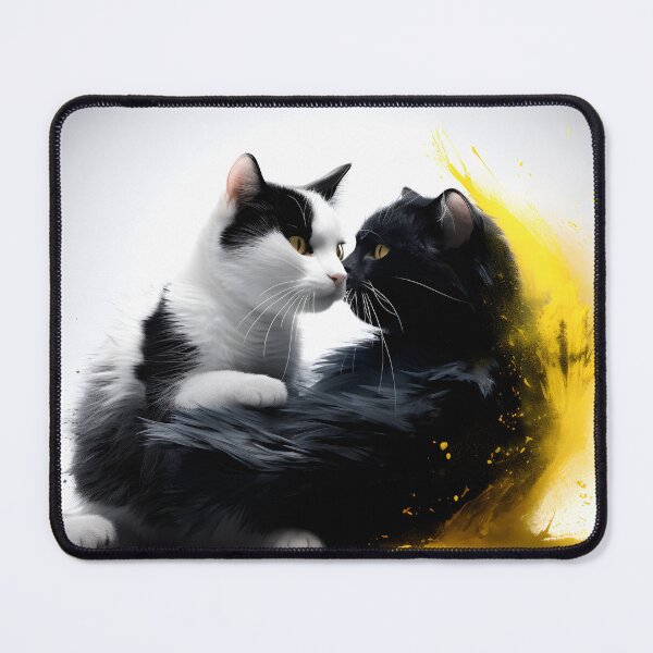 Item preview, Loving cats couple designed and sold by ManuelAndreas.
