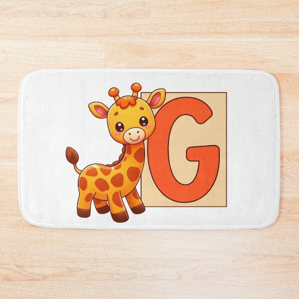 Item preview, Giraffe Monogram Letter G designed and sold by Coffee Lifestyle.