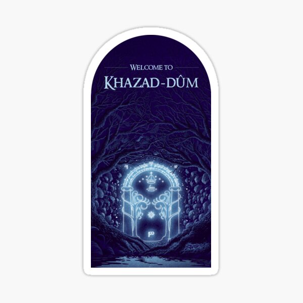 Khazad Dum Stickers for Sale