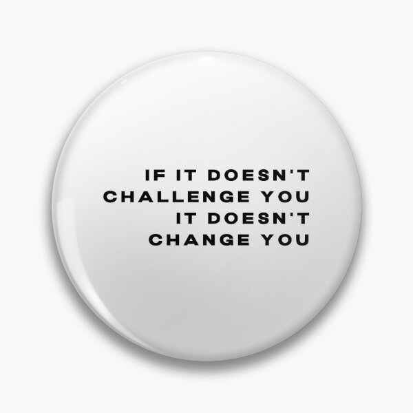 Item preview, If it doesn't challenge you it doesn't change you gym motivational quotes designed and sold by Jesticker.