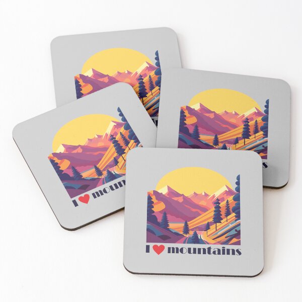 Item preview, Mountains landscape, i love mountains designed and sold by kreafox.