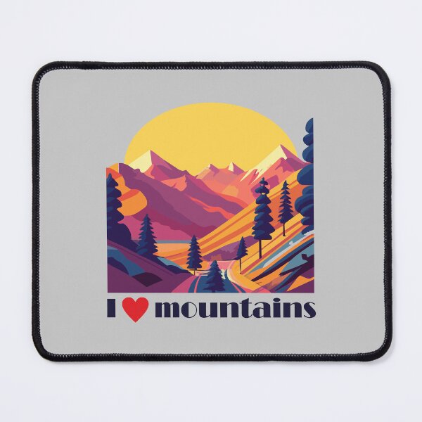 Item preview, Mountains landscape, i love mountains designed and sold by kreafox.