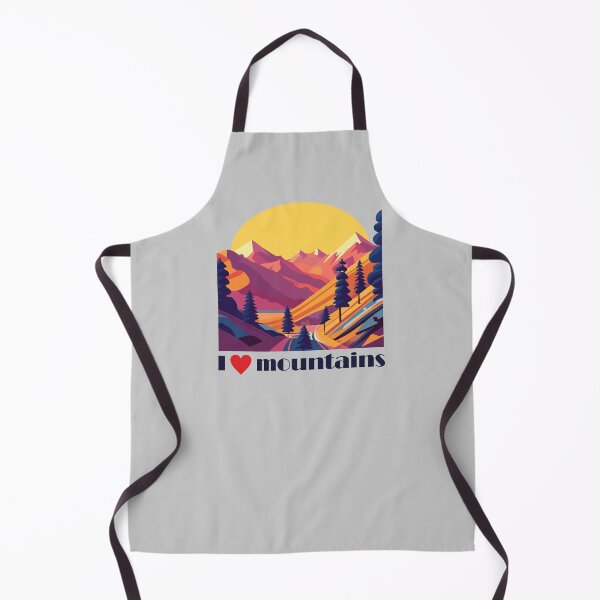 Item preview, Mountains landscape, i love mountains designed and sold by kreafox.