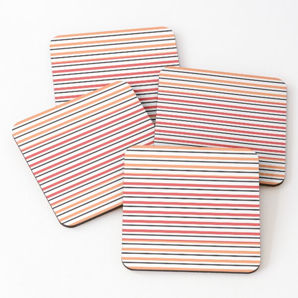 Item preview, Red and Orange stripes  designed and sold by HofTao.