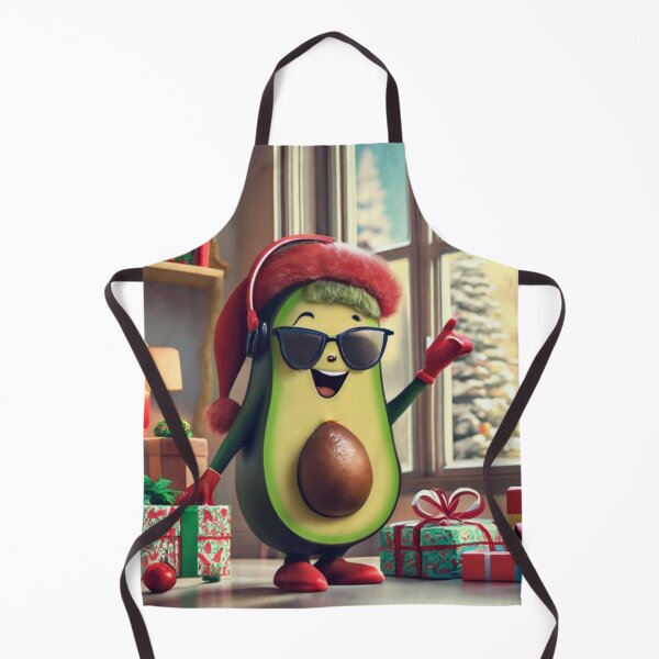 Item preview, Cute avocado with sun glasses at a Christmas party! designed and sold by Studio-DesignWw.
