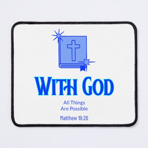 Item preview, Matthew 19:26 designed and sold by jmtees6.