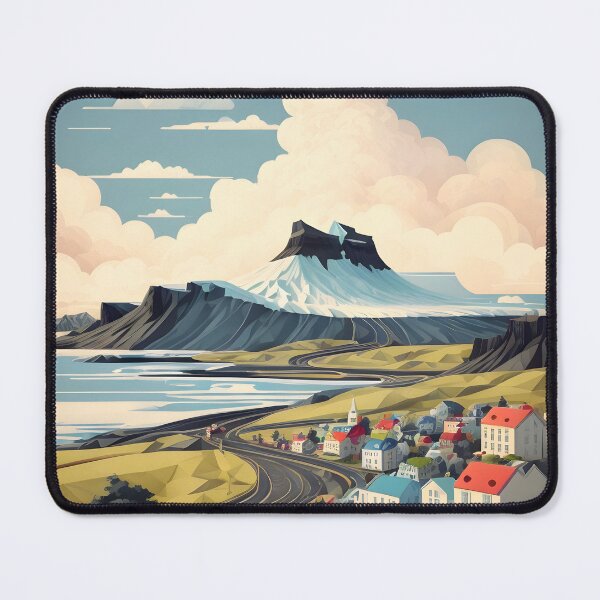 Item preview, Reykjavik's Vintage Beauty: A Retro Poster Collection designed and sold by Ceemko's Vintage Corner.