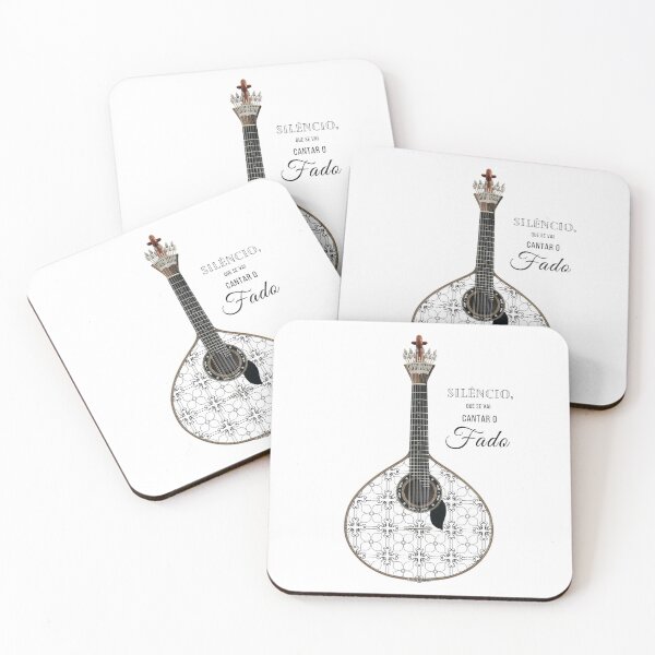 Item preview, Guitarra Fado con azulejo portugués blanco y negro designed and sold by Vânia Rocha.