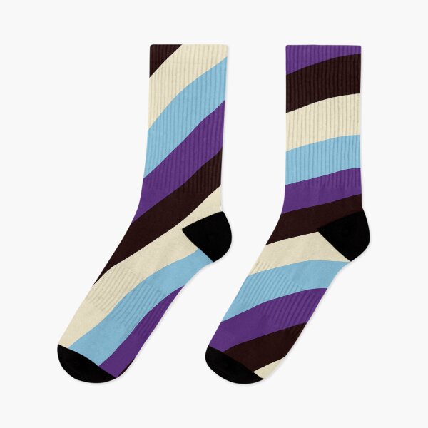 Item preview, Mauve Sapphire Curve Stripes Pattern designed and sold by TheArtism.