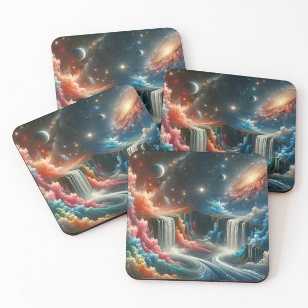 Item preview, Beautiful Waterfalls in Space designed and sold by Azurosa.