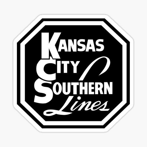 Item preview,  kansas city southern railway logo in black designed and sold by GuyBergman.