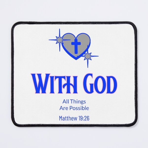 Item preview, Matthew 19:26 designed and sold by jmtees6.