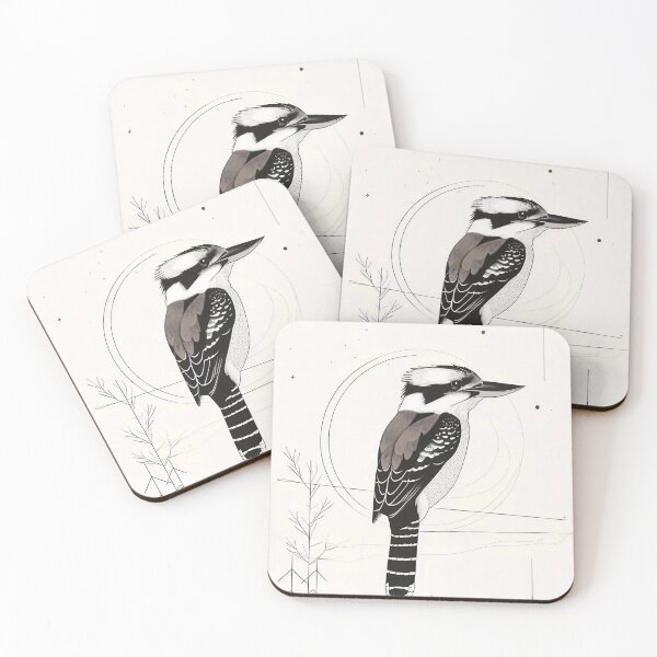 Item preview, Minimalist Australian Kookaburra Christmas Card – Celebrate with Native Australian Birds designed and sold by wildstraya.