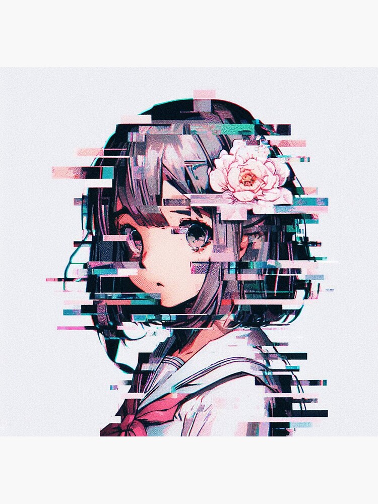 Animated Anime Sticker - Animated Anime Glitch - Discover & Share GIFs