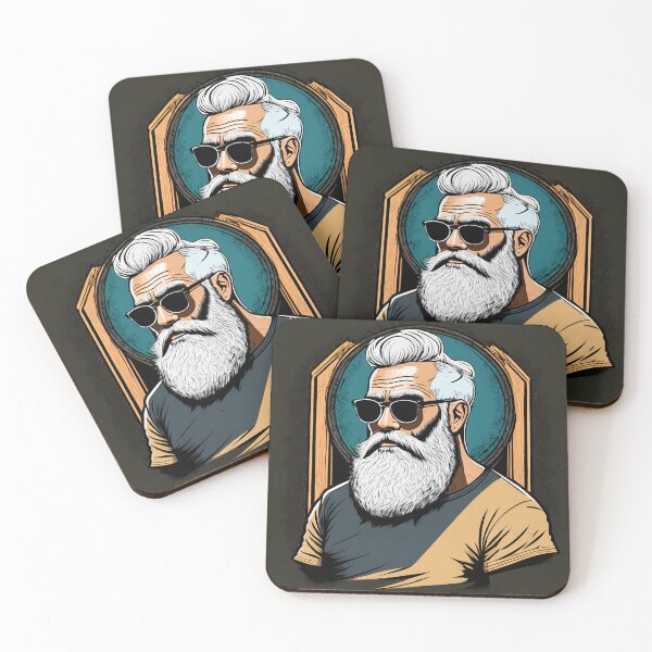 Item preview, Bearded man with Sunglasses designed and sold by SloJart.