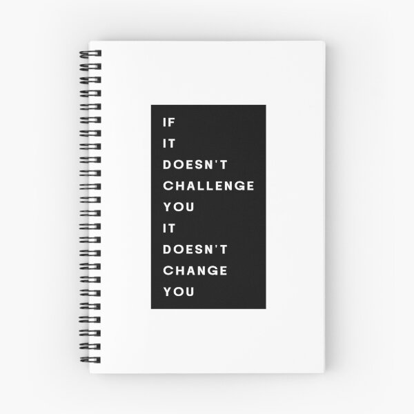 Item preview, If it doesn't challenge you it doesn't change you gym motivational quotes designed and sold by Jesticker.