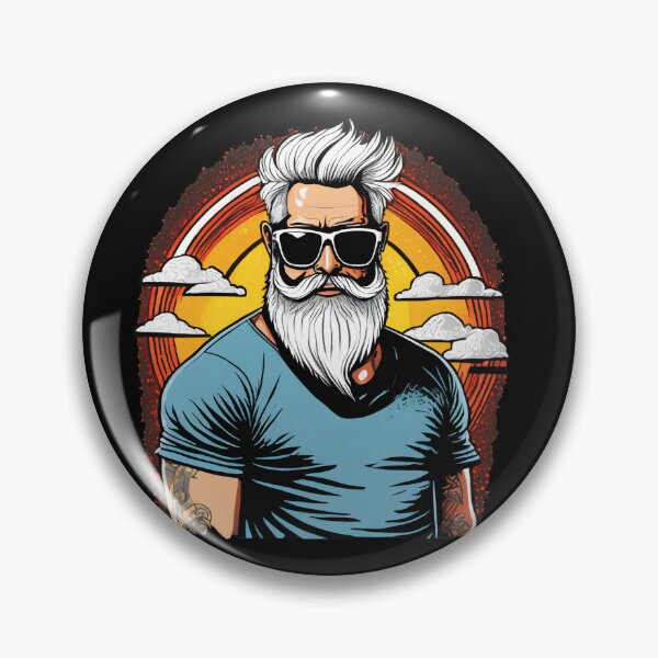 Item preview, Bearded Man with Sunglasses designed and sold by SloJart.
