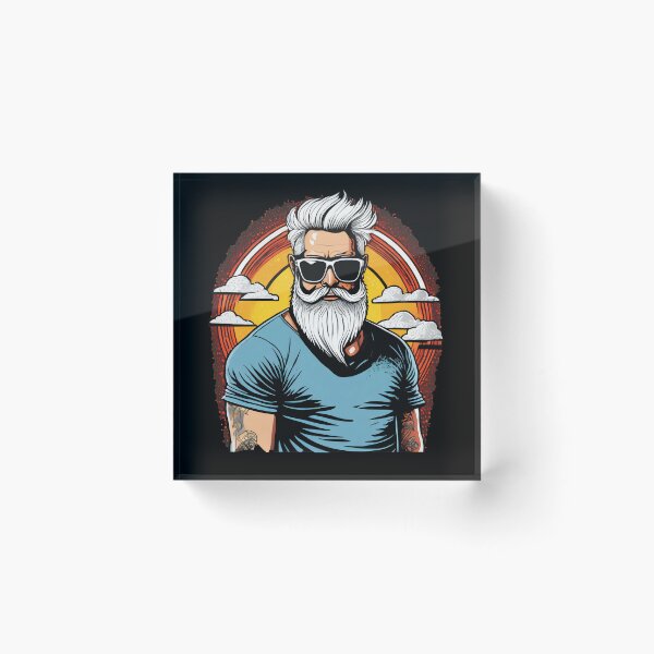 Item preview, Bearded Man with Sunglasses designed and sold by SloJart.