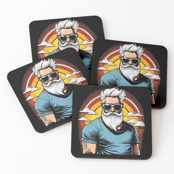 Item preview, Bearded Man with Sunglasses designed and sold by SloJart.