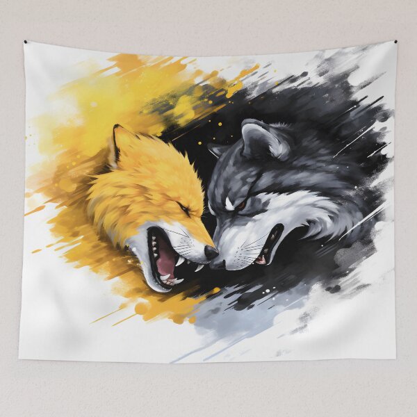 Item preview, Raging wolves designed and sold by ManuelAndreas.