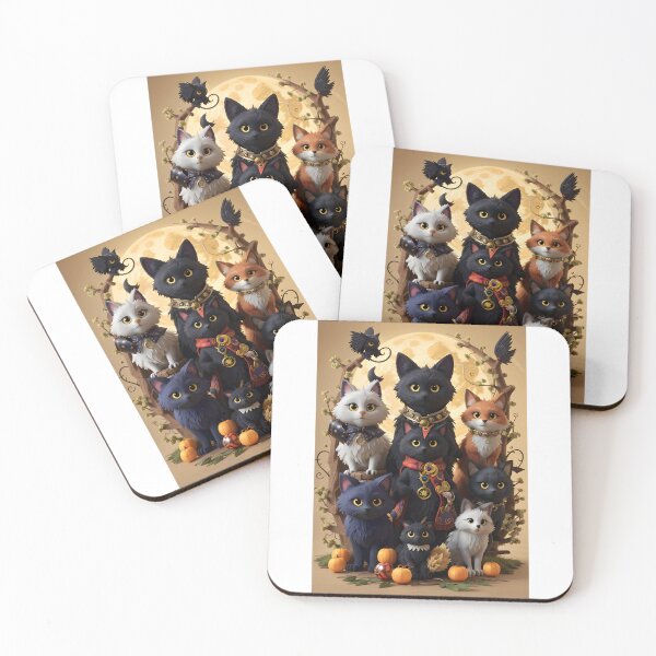 Item preview, Adorable Cat Cuddle designed and sold by World of Printed Art ..