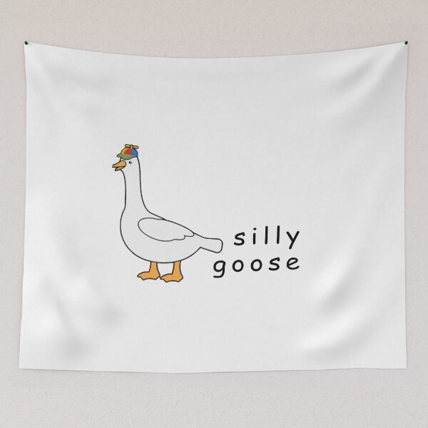 Item preview, Silly Goose on the Loose Funny Goose Honk Bonk Meme designed and sold by Jesticker.