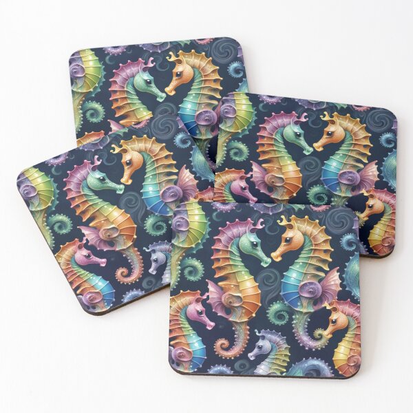 Item preview, Rainbow Seahorses designed and sold by purplesensation.