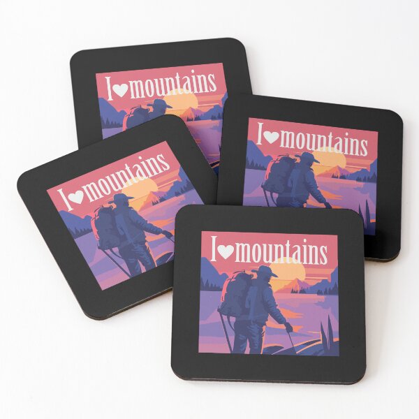 Item preview, Mountains landscape, i love mountains designed and sold by kreafox.