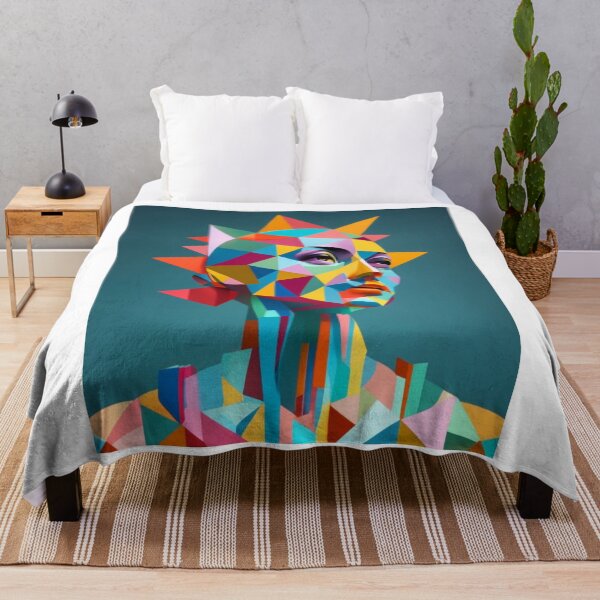 Item preview, woman head abstract 14 designed and sold by rayo-art.