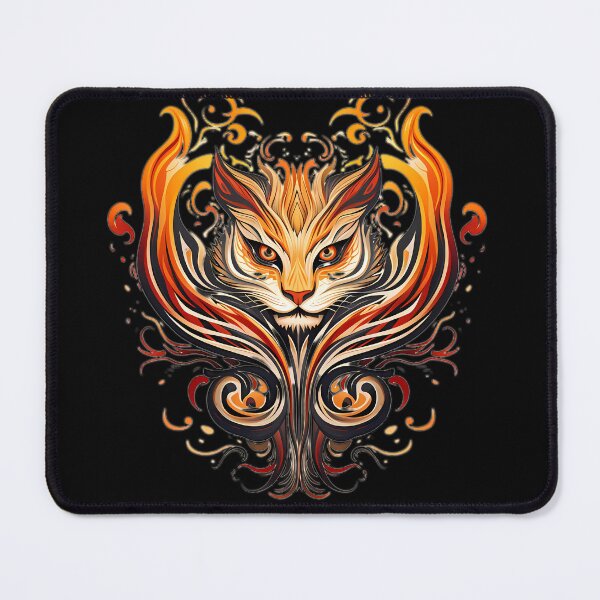 Item preview, “Harmony and Power: Phoenix and Tiger” designed and sold by Art-Vortex-fr.