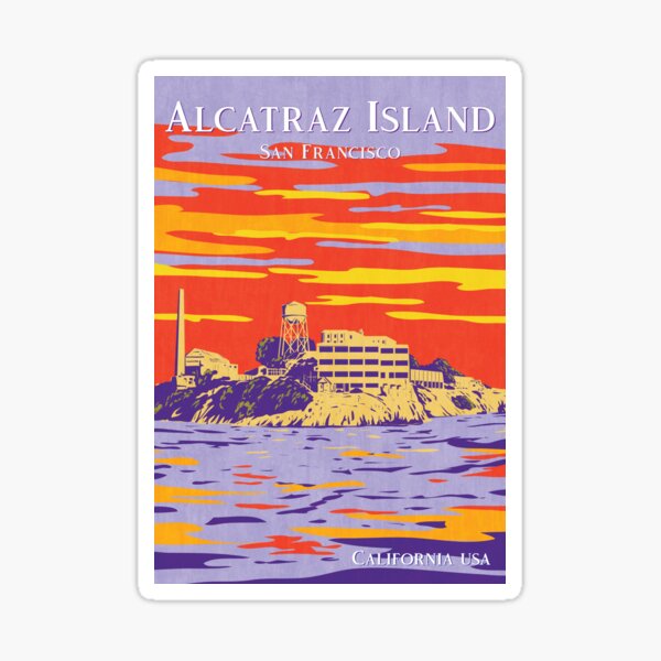 Item preview, Alcatraz Island California USA Poster designed and sold by JordanHolmes.