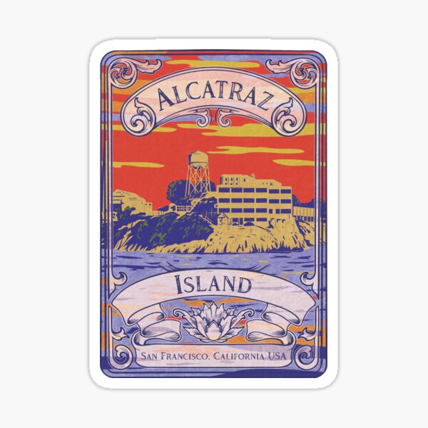 Item preview, Alcatraz Island California USA Vintage designed and sold by JordanHolmes.