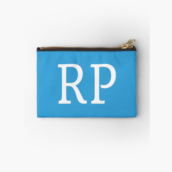 Item preview, RP Initials Monogram Elegant White Letters designed and sold by Jeallan Designs.