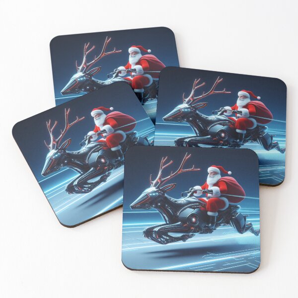 Item preview,  futuristic, santa claus, designed and sold by KICIART.