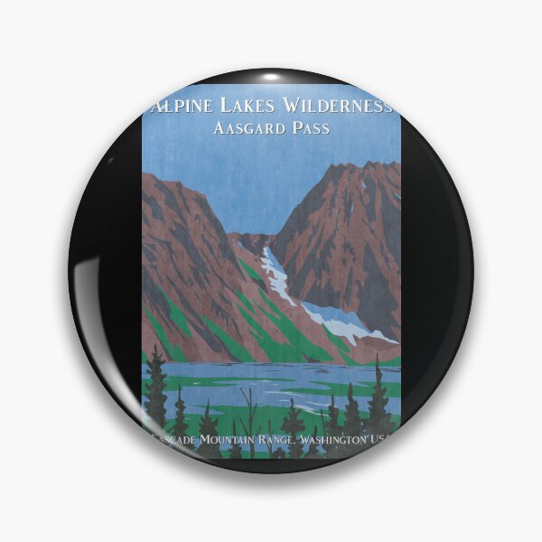 Item preview, Alpine Lakes Wilderness, Washington USA Poster designed and sold by JordanHolmes.