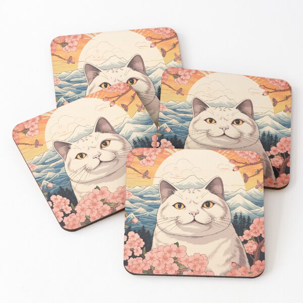 Aperçu de l'œuvre Peinture Ukiyoe d'un chat créée et vendue par sakurashorty.