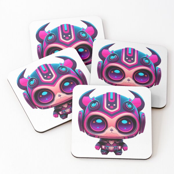 Item preview, Cute Skull Head Futuristic Character Sticker designed and sold by MasTpx.
