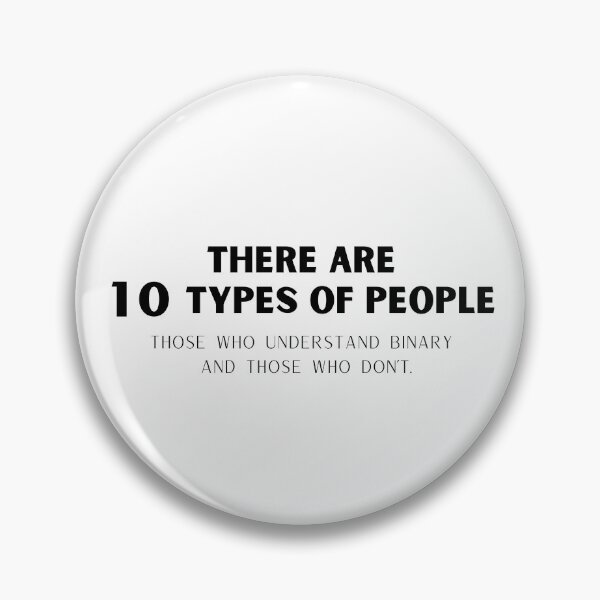 Item preview, Funny programmer - binary designed and sold by zanifun.
