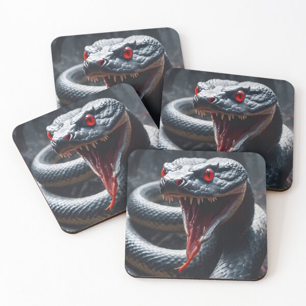 Item preview, Vicious Snake ready to strike designed and sold by Geek-Girl-Art.